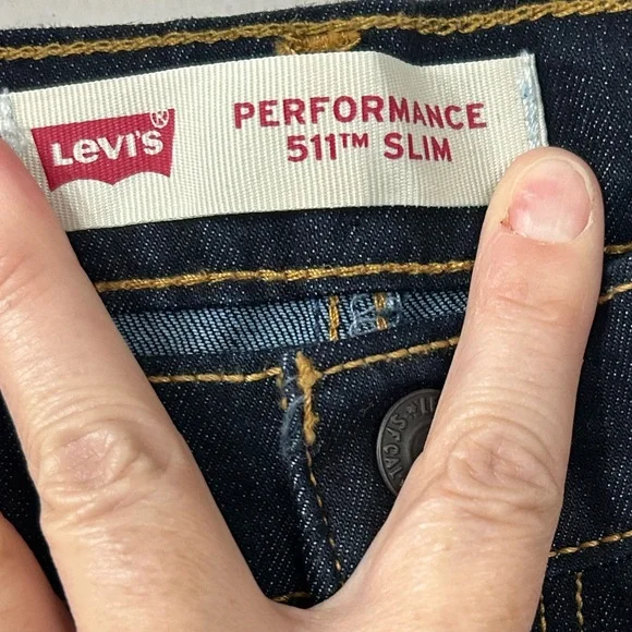 Levi Performance 511 Slim (18Reg) Adjustable waistband 29x31 - Picture 4 of 6